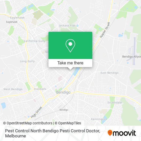 Pest Control North Bendigo Pesti Control Doctor map