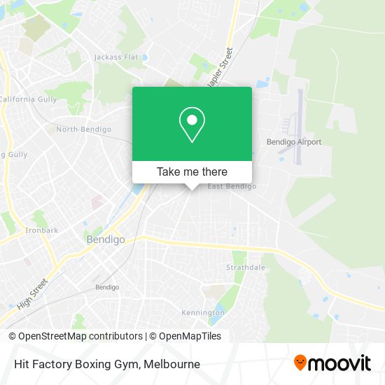 Hit Factory Boxing Gym map