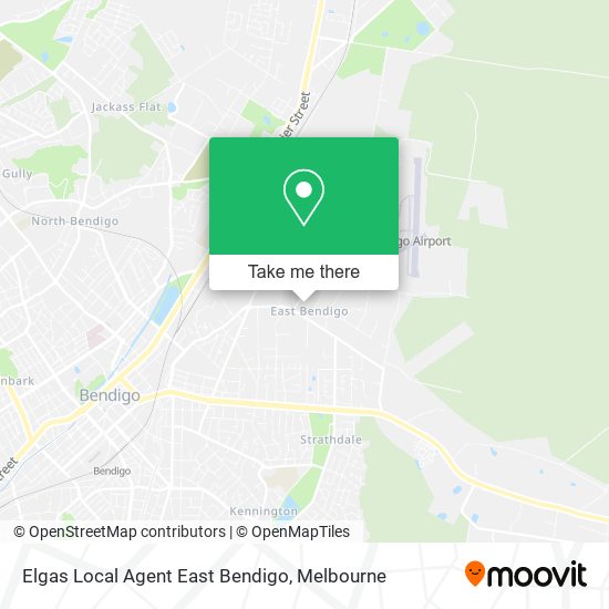 Elgas Local Agent East Bendigo map