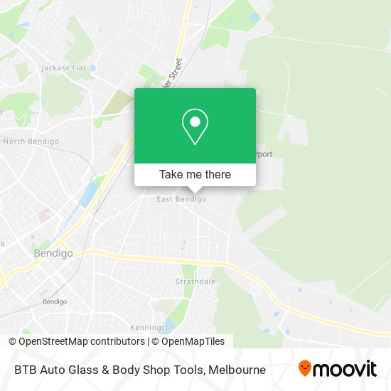 BTB Auto Glass & Body Shop Tools map