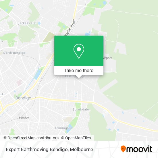 Mapa Expert Earthmoving Bendigo