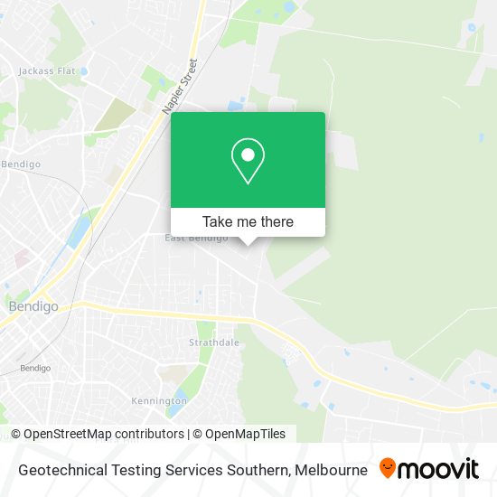 Geotechnical Testing Services Southern map