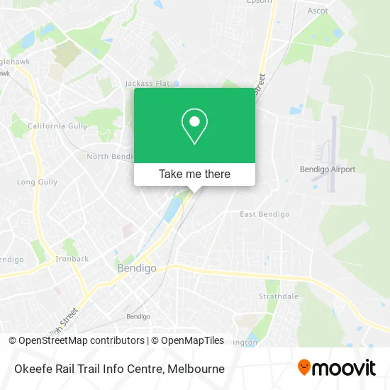 Okeefe Rail Trail Info Centre map
