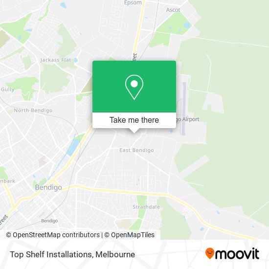 Top Shelf Installations map
