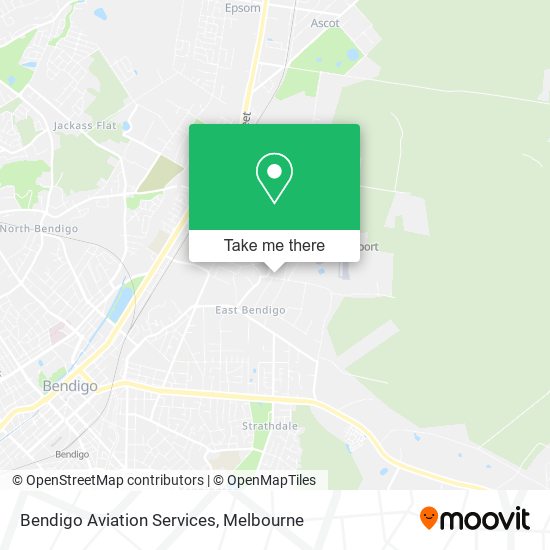 Bendigo Aviation Services map