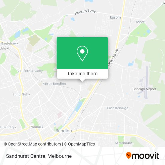 Sandhurst Centre map