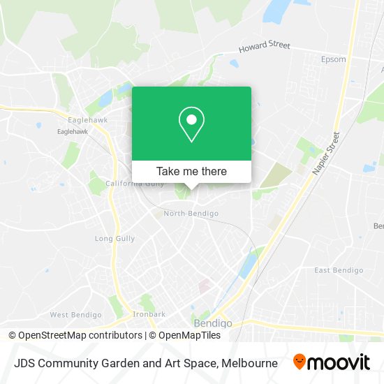 JDS Community Garden and Art Space map