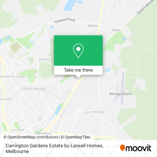 Carrington Gardens Estate by Lansell Homes map