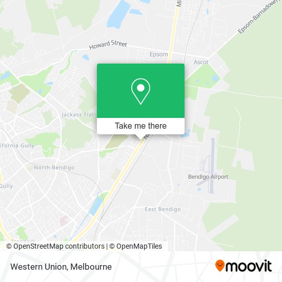 Western Union map