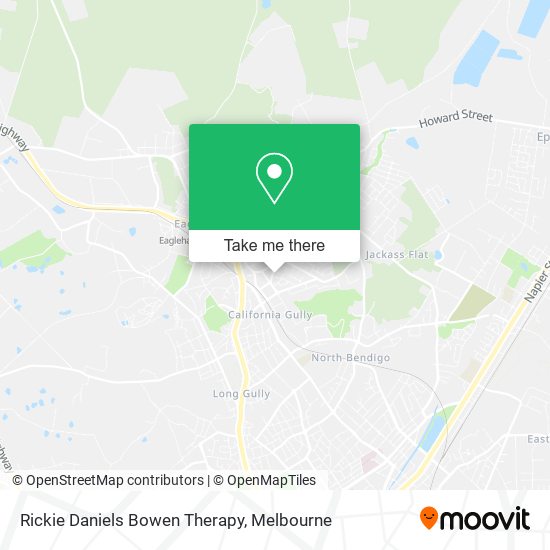 Rickie Daniels Bowen Therapy map