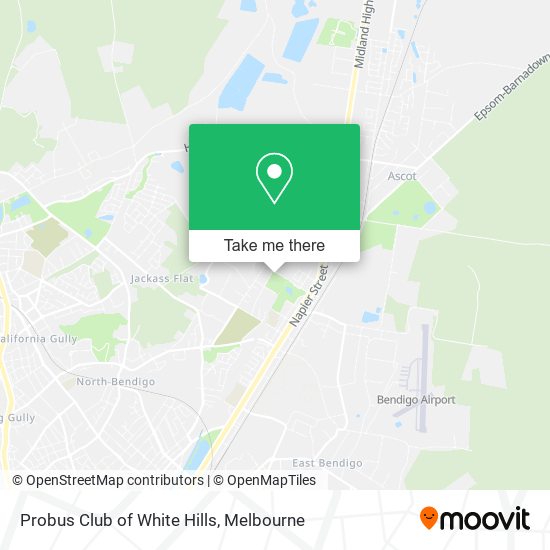 Probus Club of White Hills map