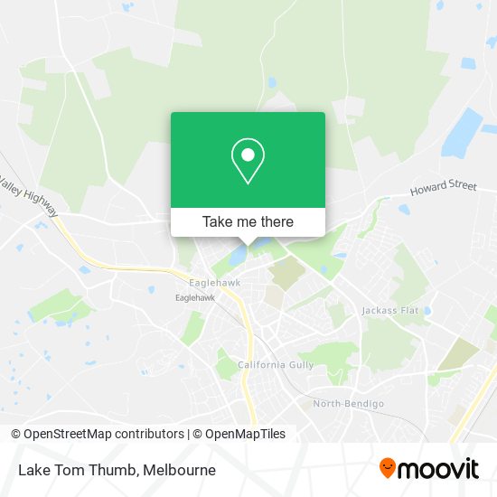 Lake Tom Thumb map