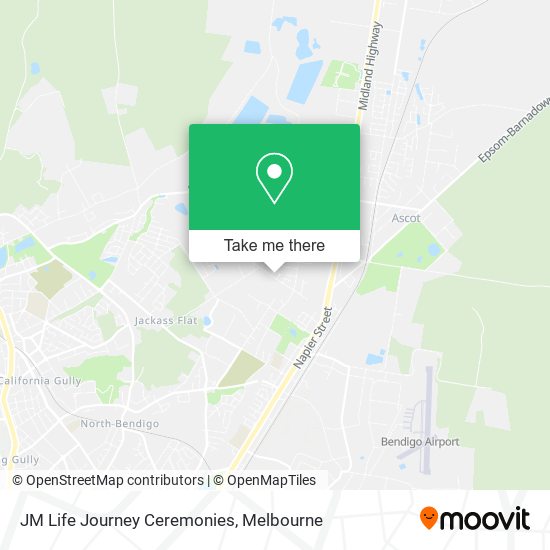 JM Life Journey Ceremonies map