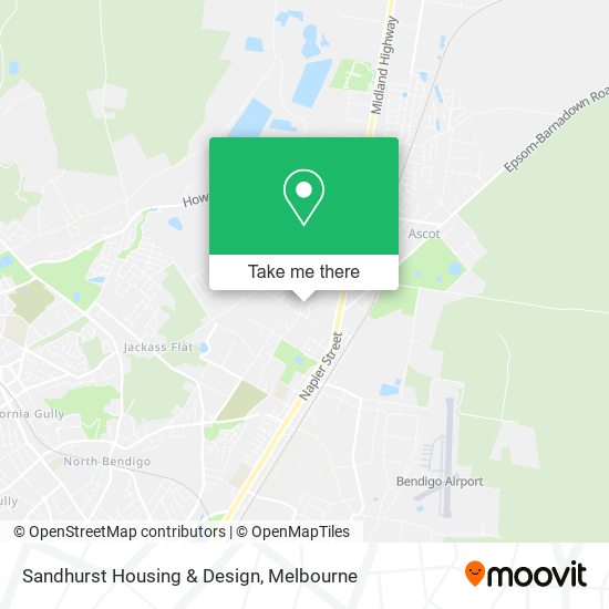 Sandhurst Housing & Design map