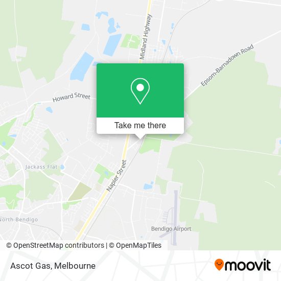 Ascot Gas map