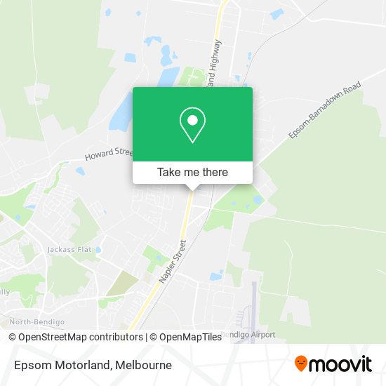 Epsom Motorland map