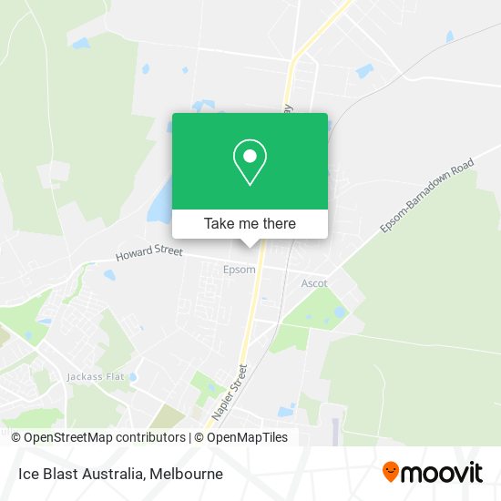 Ice Blast Australia map