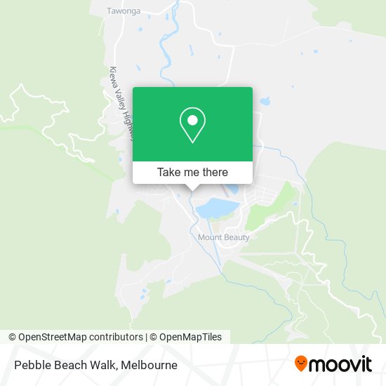 Pebble Beach Walk map