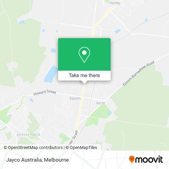 Jayco Australia map