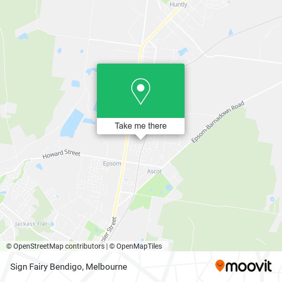 Sign Fairy Bendigo map