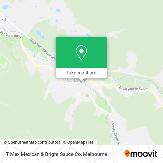 T Mex Mexican & Bright Sauce Co map