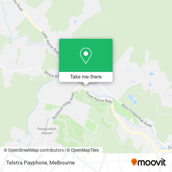 Telstra Payphone map