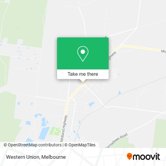Western Union map