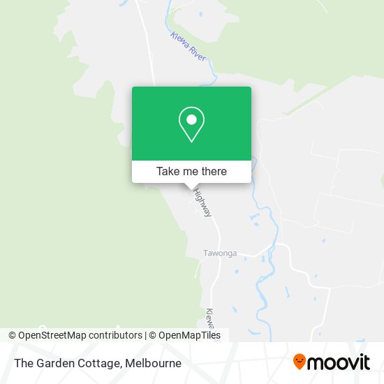 The Garden Cottage map