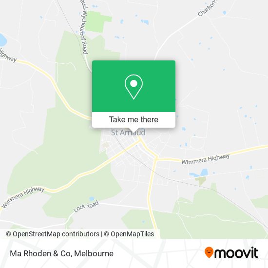 Ma Rhoden & Co map