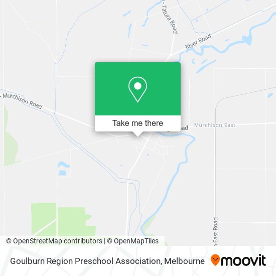 Goulburn Region Preschool Association map