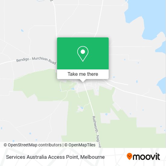 Services Australia Access Point map