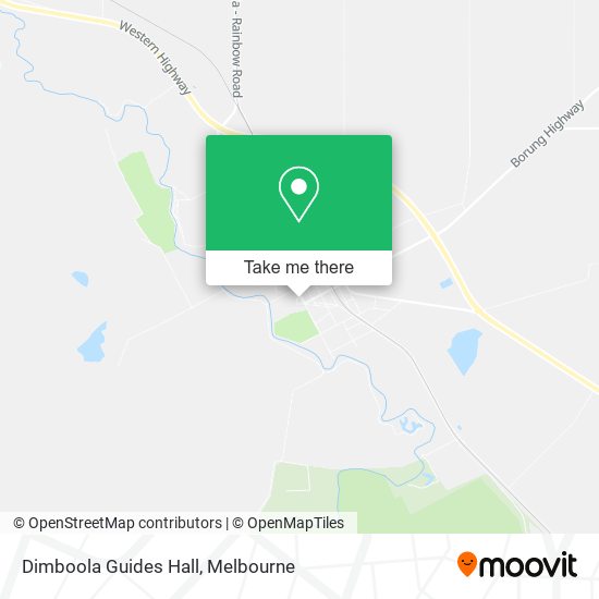 Dimboola Guides Hall map