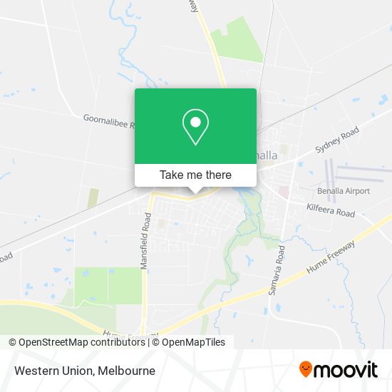 Western Union map