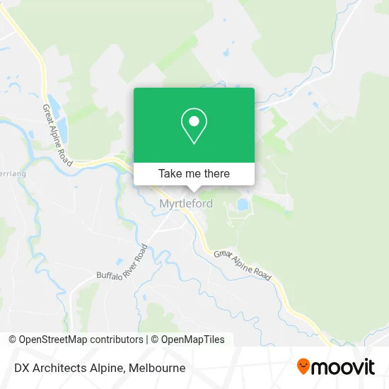 Mapa DX Architects Alpine