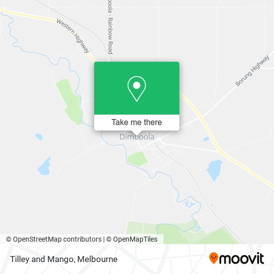 Tilley and Mango map