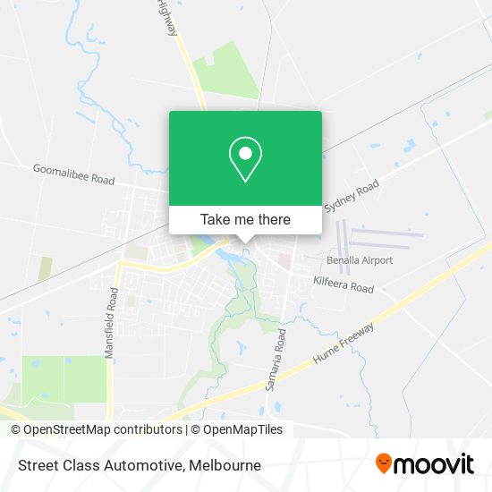 Street Class Automotive map