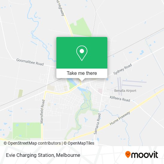 Evie Charging Station map