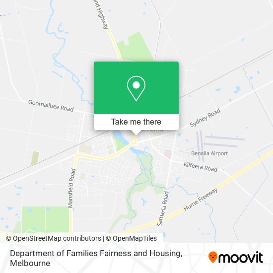 Department of Families Fairness and Housing map