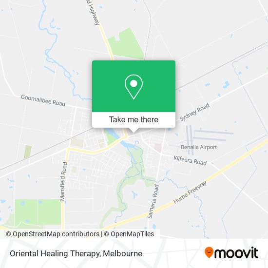 Oriental Healing Therapy map