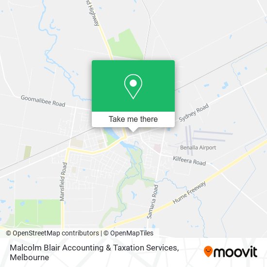 Malcolm Blair Accounting & Taxation Services map