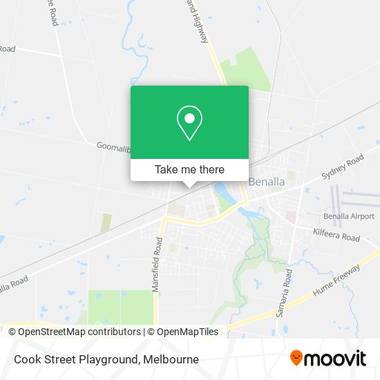 Cook Street Playground map