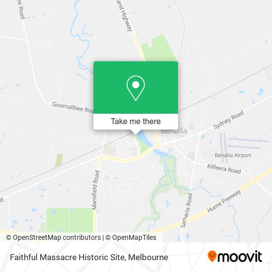 Faithful Massacre Historic Site map