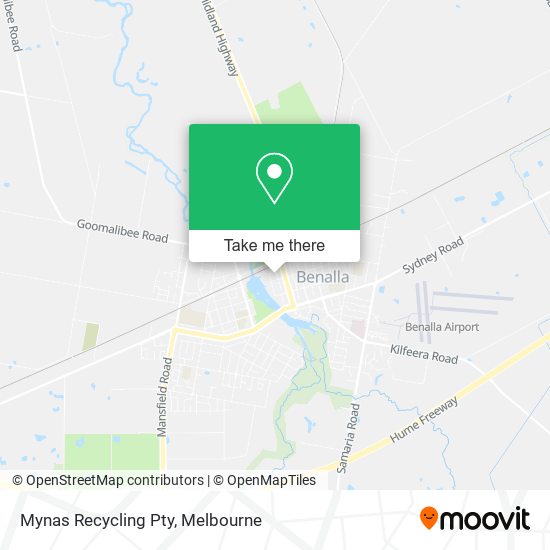 Mynas Recycling Pty map