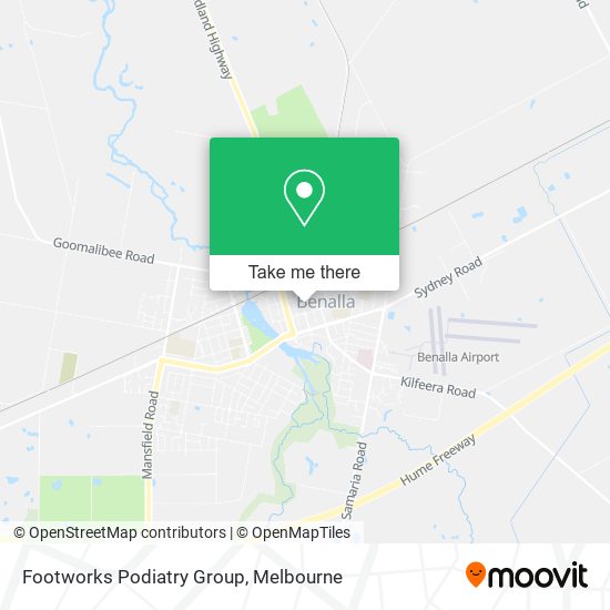 Footworks Podiatry Group map