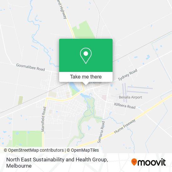 North East Sustainability and Health Group map