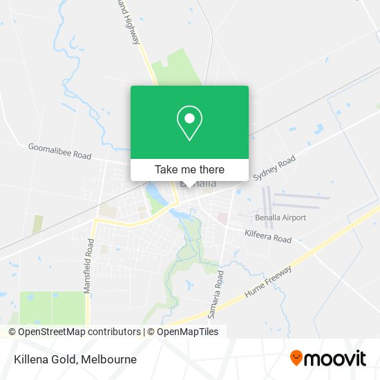 Killena Gold map