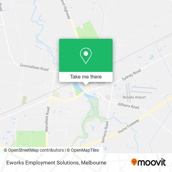 Eworks Employment Solutions map