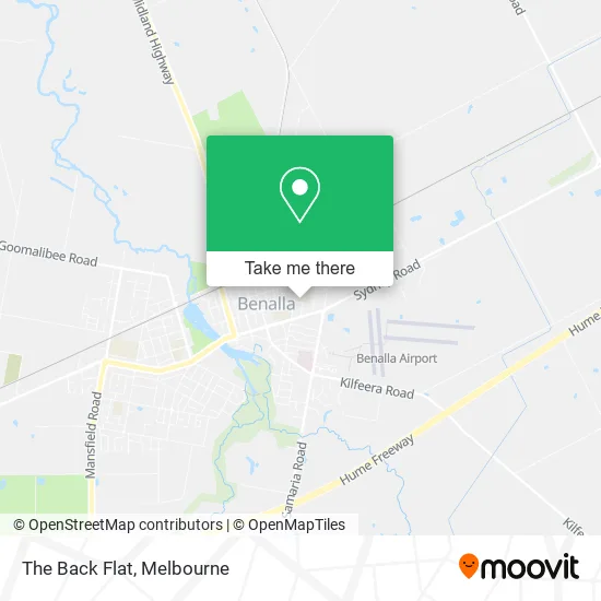 The Back Flat map