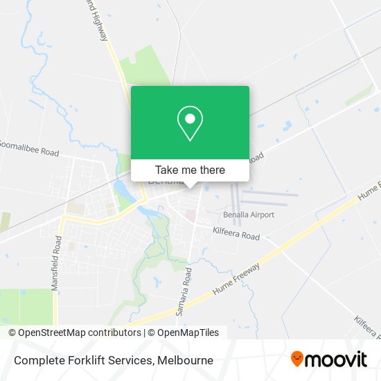 Complete Forklift Services map