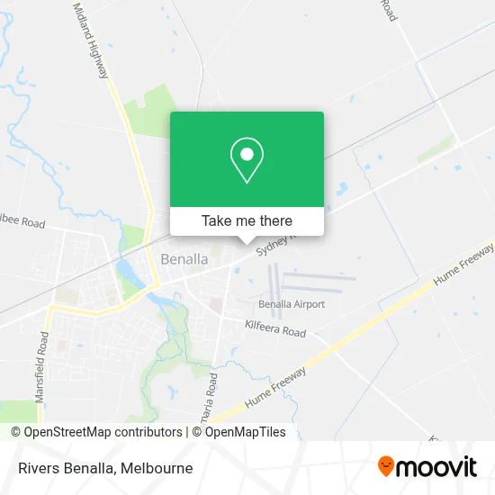 Rivers Benalla map
